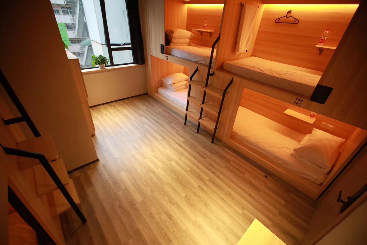 Chengdu Desti Youth Park Hostel Chunxi Road Екстериор снимка